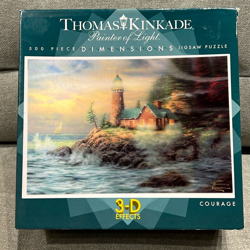 Ceaco Thomas Kinkade DIMENSIONS 3D jigsaw puzzle Courage SALE🔴3/$25!